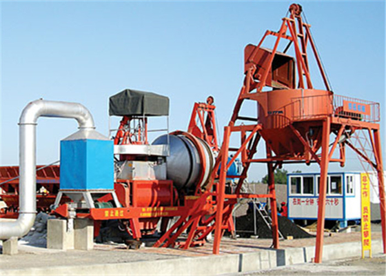 중국 63.5KW 기름 가열기 뜨거운 아스팔트 섞는 식물 1000kgs 지류 호퍼 수용량 세륨/SGS/ISO9001 협력 업체